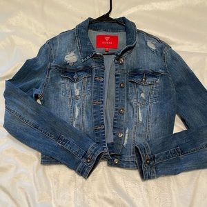 Guess Distressed Denim Jacket